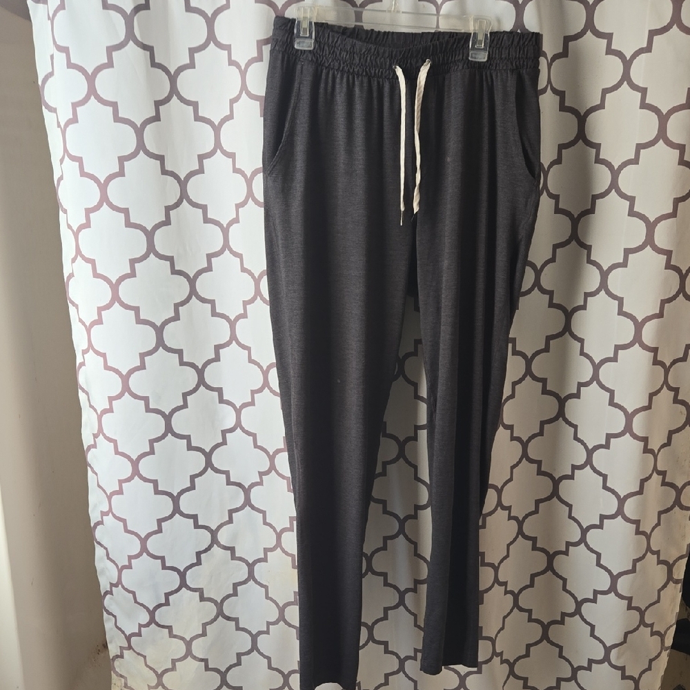 Men's Black Drawstring Joggers with Elastic Waist